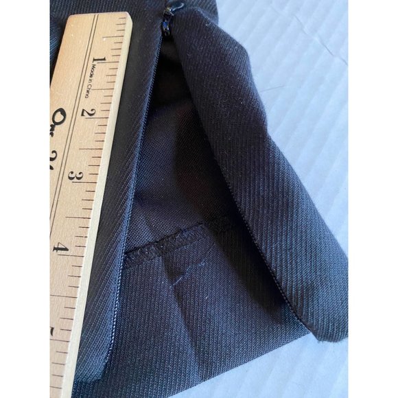 Banana Republic Mobwife Y2K Black Dress Stretch Pants with Ankle Zipper Size 6 - Picture 10 of 11